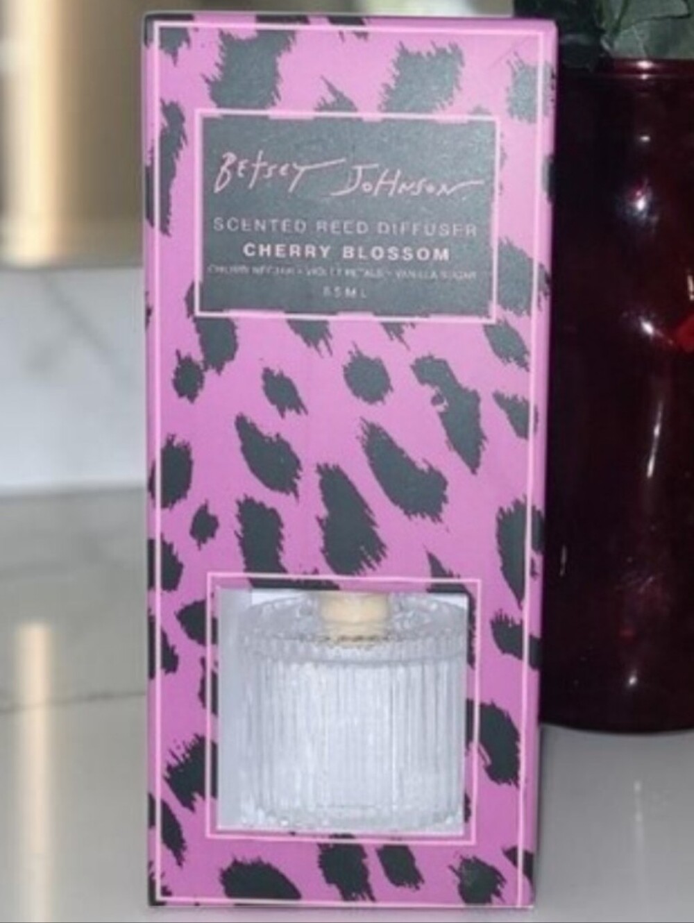 Betsey Johnson Pink Cherry Blossom Scented Reed Diffuser